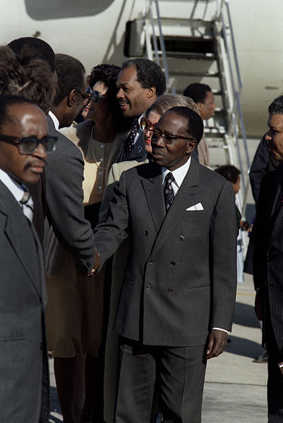 Leopold Sedar Senghor auf seiner Reise in den USA (c) unbekannt