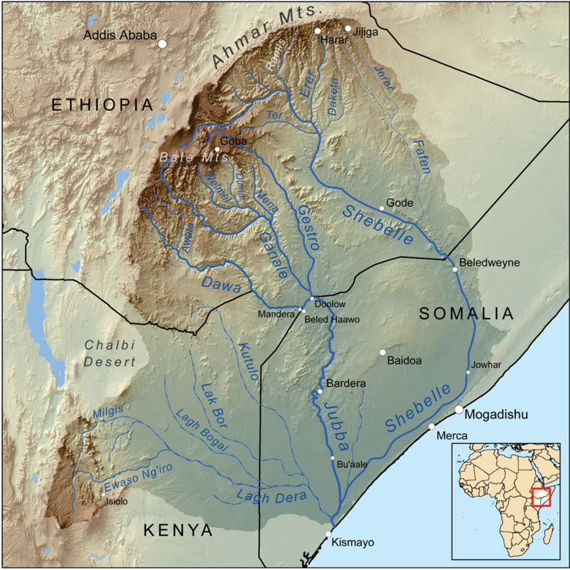 Karte des Juba (c) Kmusser CC BY SA 3.0