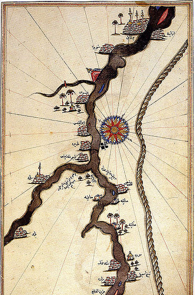 Alte Karte vom Nil (c) Shuppiluliuma