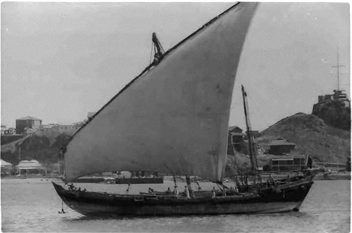 Dhau - arabisches Schiff im Golf von Aden (c) Deutsche Kolonialgesellschft