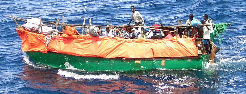 Somalisches Fl&uuml;chtlingsboot