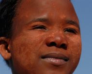 Frau aus dem Volk der Zulu in S&uuml;dafrika