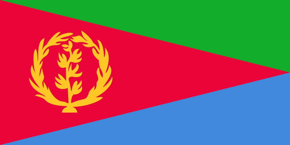 Flagge von Eritrea (c) Open ClipArt CC0