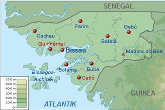 Karte von Guinea-Bissau (c) Urutseg CC BY SA 3.0