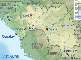 Map of Guinea (c) Urutseg