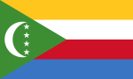 Flagge der Komoren (c) wikimedia commons