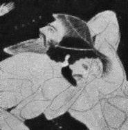 Antaios im Ringkampf mit Herakles, Darstellung auf einer griechischen Amphore  (c) Guillaume Blanchard