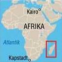 Afrikakarte mit Madagaskar (c) wikimedia 