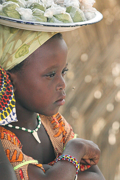 M&auml;dchen in Niger (c) Steve Evans