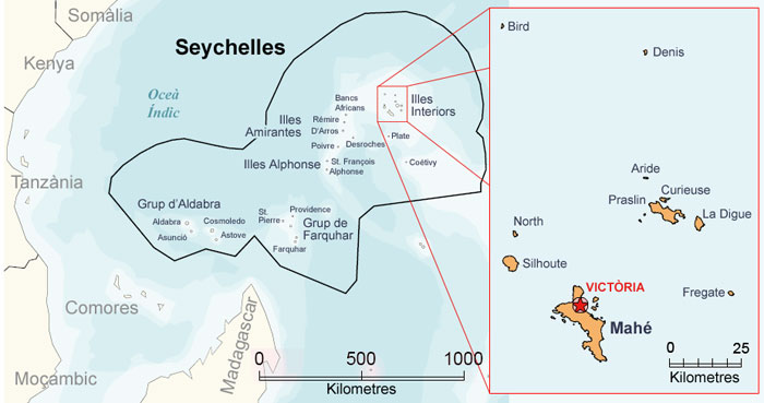 Karte der Seychellen (c) CA Plaerdemavida CCBY SA 3.0