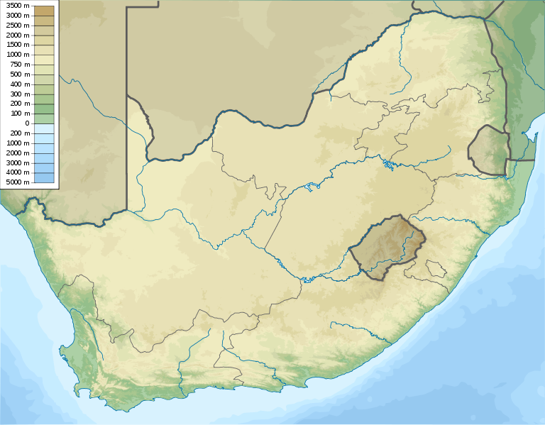 S&uuml;dafrika mit Lesotho (c) Urutseg