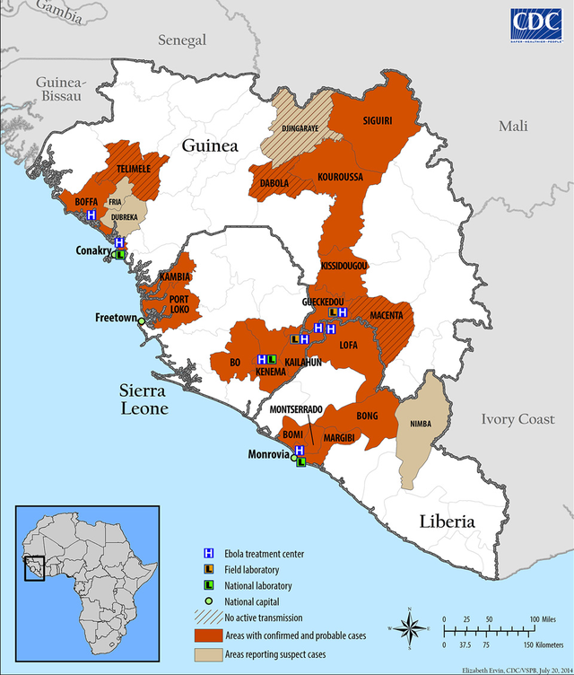 Map Guinea Outbreak (c) wikicommons