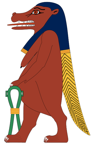 Taweret, ägyptische Geburtsgöttin (c) Jeff Dahl