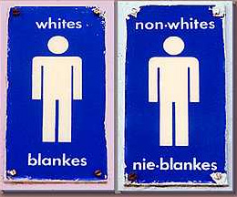 Getrennte Toiletten für Weiße und Nichtweiße (c) wikicommons
