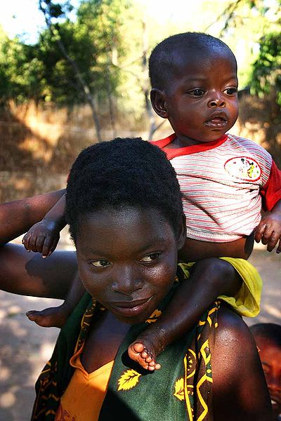 Bantu mother and child