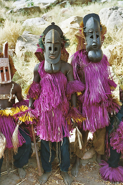 Maskentänzer der Dogon