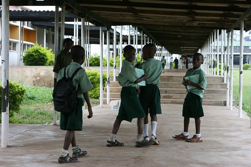 Schüler in Nigeria