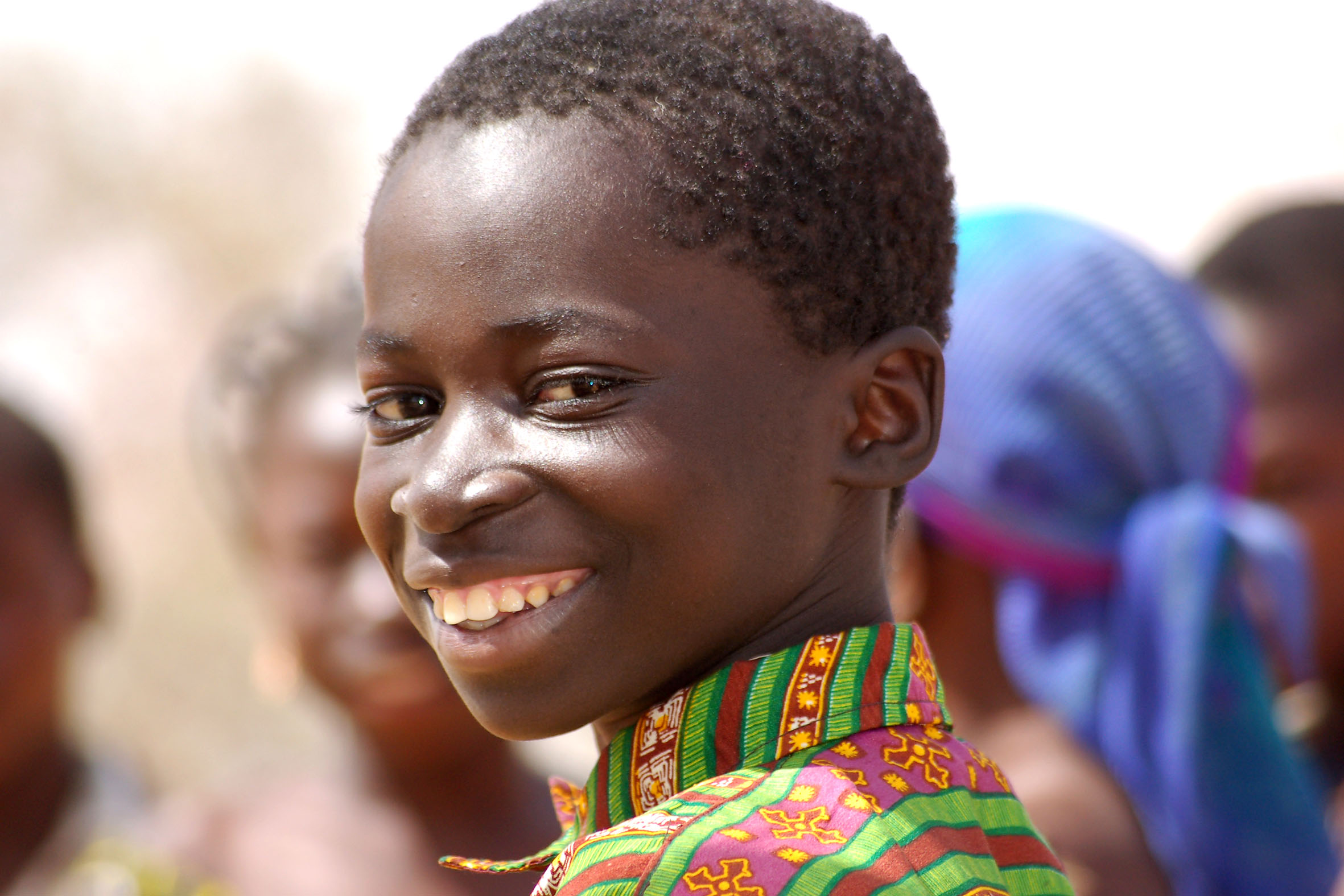 Junge in Burkina Faso, Foto von Walter Korn