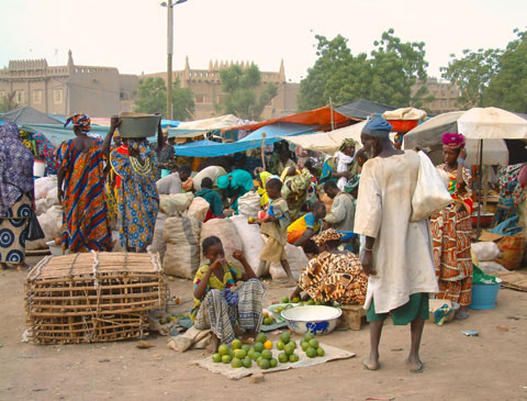 Markt in Djenne