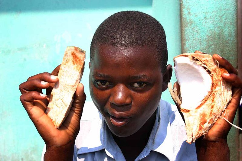 Junge auf dem Markt von Maputo (c) Steve Evans