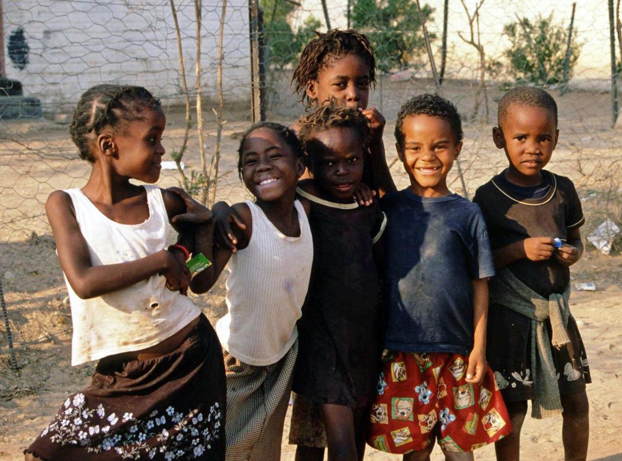 Kinder in Namibia