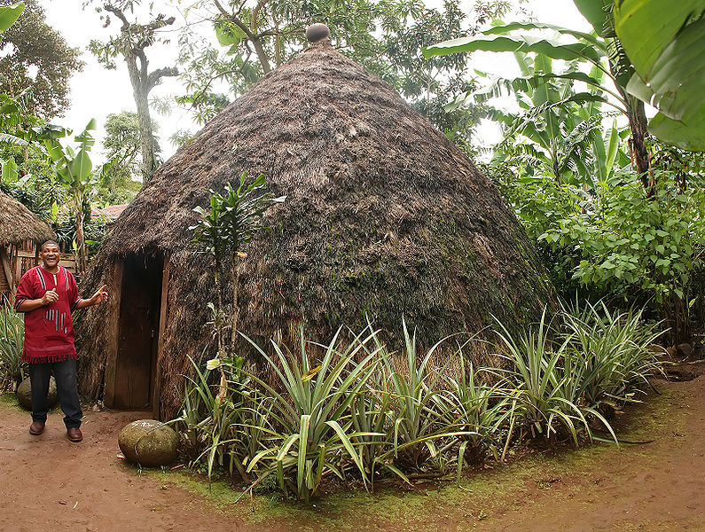 Hütte der Chaga am Kilimandscharo (c) Muhammad Mahdi Karim