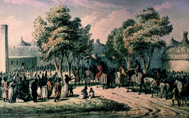 Gerichtshof des Königreiches Kanem-Bornu ca. 1700 (c) Künstler unbekannt