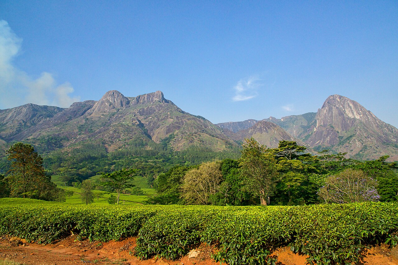 Farmland im Landesinneren von Malawi 