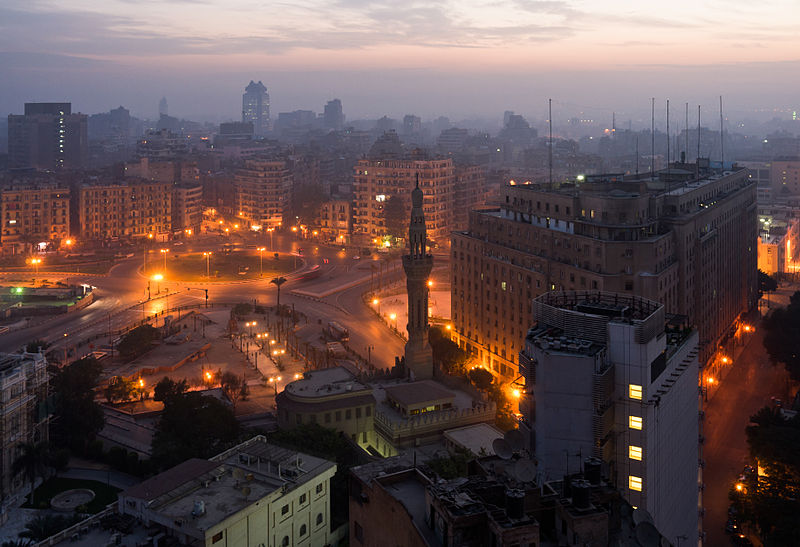 Der Tahrir Platz am frühen Morgen (c) Frank Schulenburg